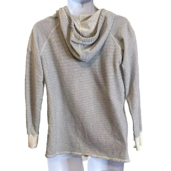 Tall Ships Trading Co Victoria Canada Sweatshirt Large Blue Striped V Neck - Picture 3 of 8